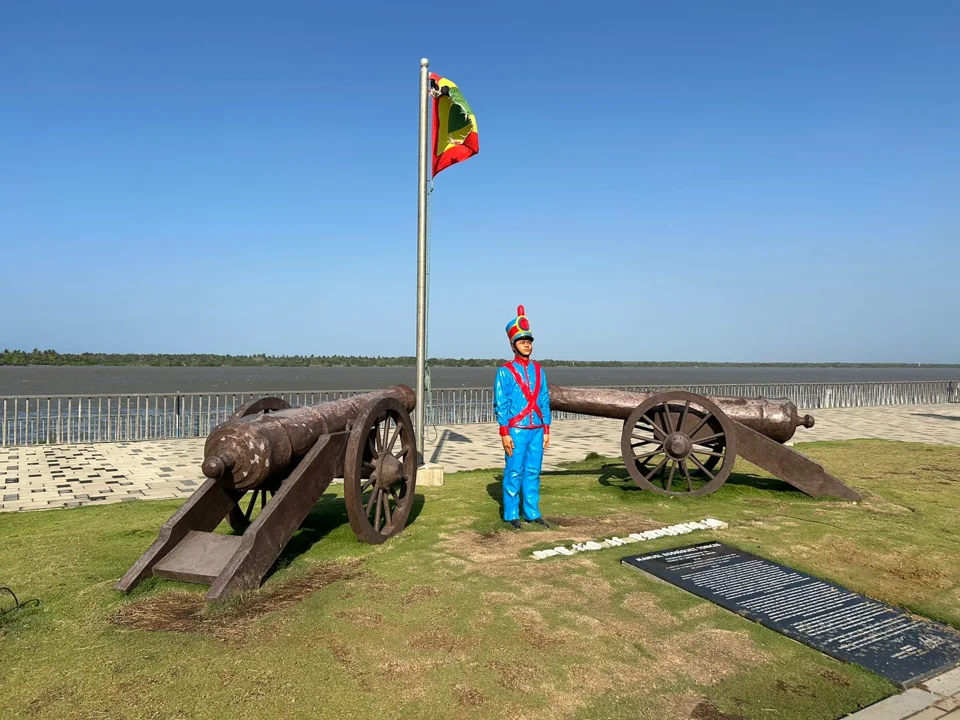 A display at Barranquilla’s Malecón.